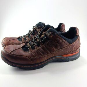 Nunn Bush Men's 11M Brown Leather Oxford Utility Shoe. Rubber Soles.............